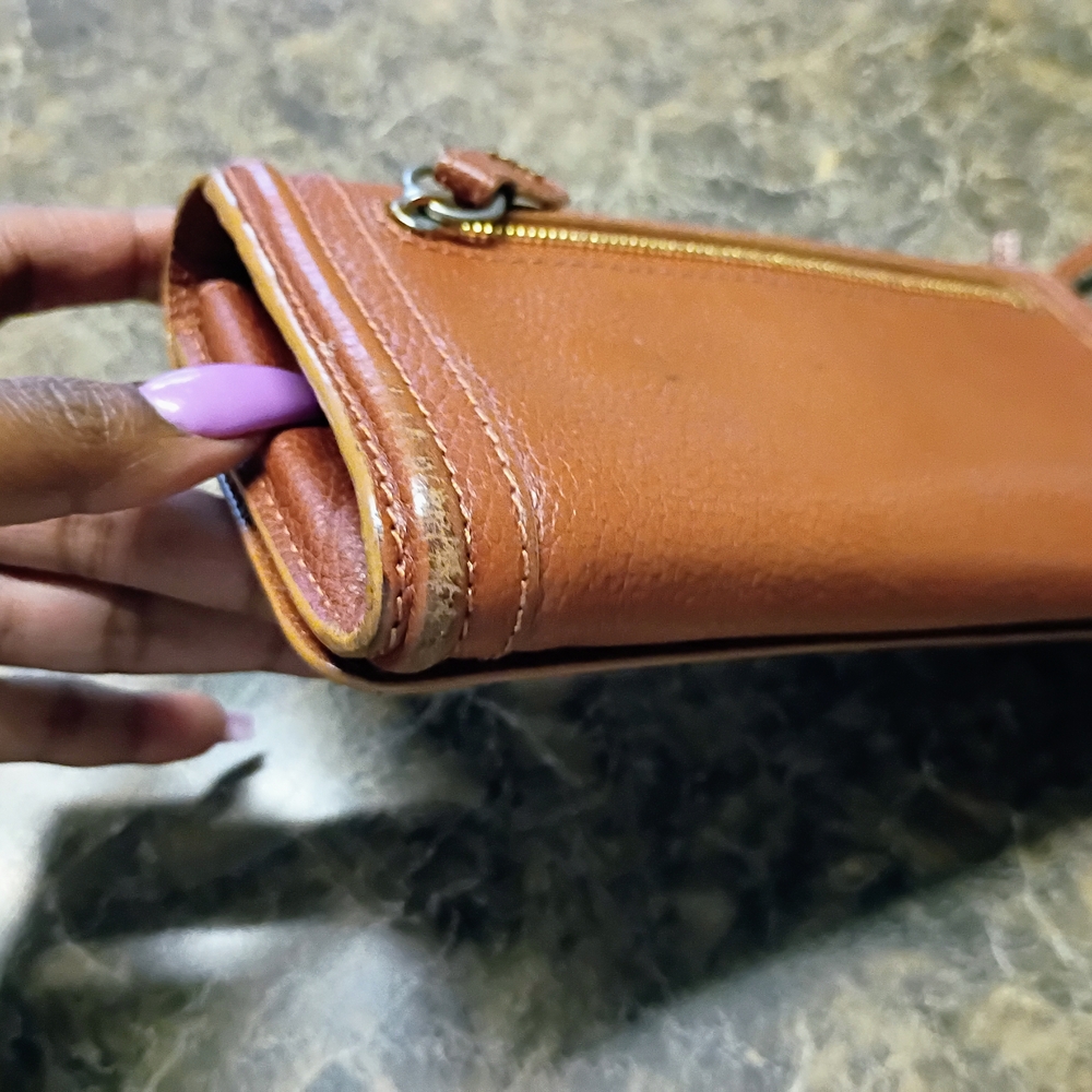 Chloé Brown Leather Zip Wallet - Picture 9 of 15